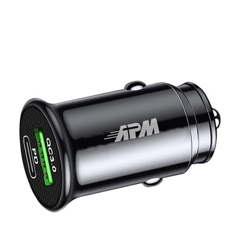 Apm chargeur allume cigare 38w usb a qc 3.0 18w type c pd 20w 570353