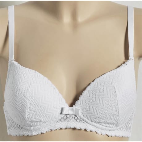 Soutien-gorge coque souple ligne Eden Escort Lingerie BLANC 95D