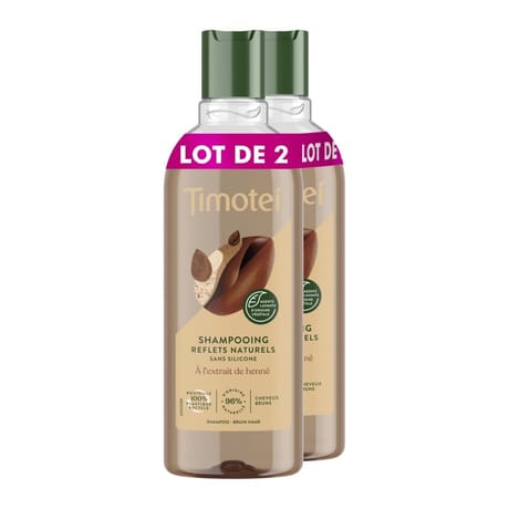 Timotei shampooing femme henné lot 2x300ml