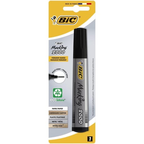 Bic marqueur marking 2000 pointe ogive noir