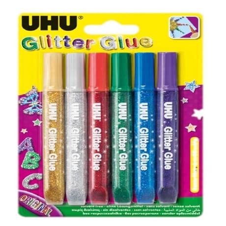 Uhu - Glitter glue 6x10 grammes original