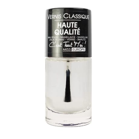 Miss europe vernis à ongles n°001 transparent