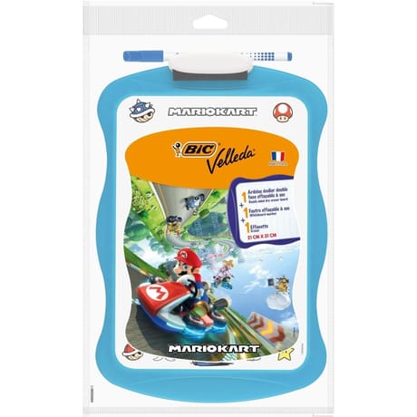 Ardoise Velleda + feutre fin + effacette Mario
