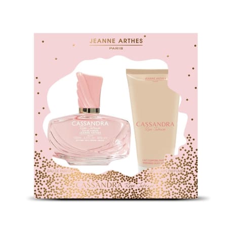 Arthes coffret Cassandra rose intense- eau de parfum 100ml, lait corps 150ml