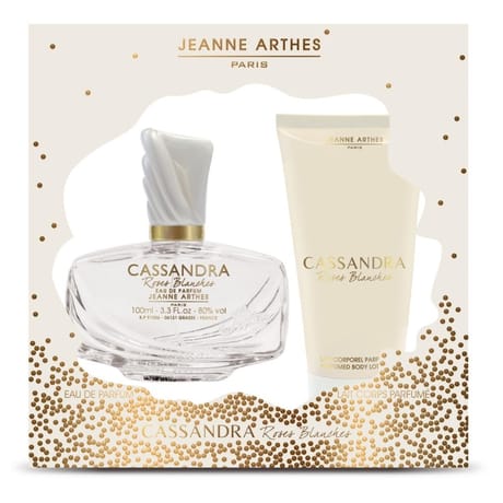 Arthes coffret Cassandra roses blanches eau de parfum 100ml + lait corps 150ml