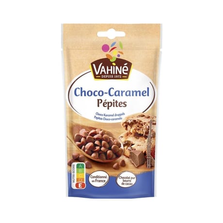 Vahiné pépites saveur choco caramel 100g