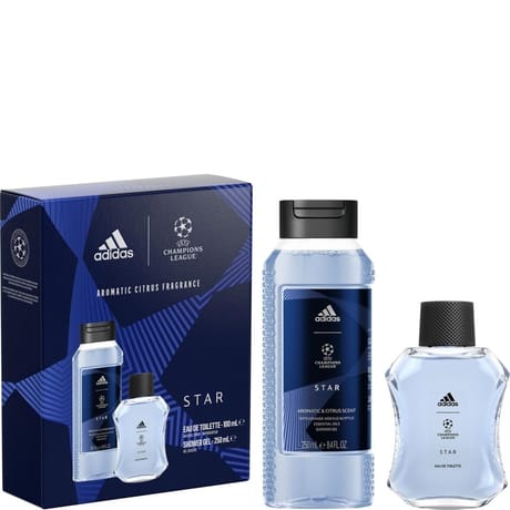 Adidas coffret uefa10 2 produits edt 100ml + gel douche 250ml