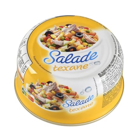 Salade de thon texane (légumes, poisson et maïs)