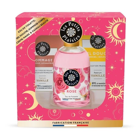 Les petits plaisirs coffret 5 produits rose