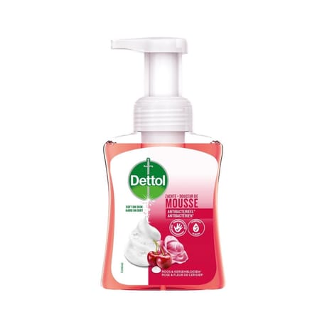 Dettol gel nettoyant mousse rose et cerise 250 ml
