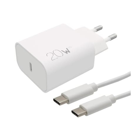 Apm chargeur secteur 1 usbc 20w blanc 570440