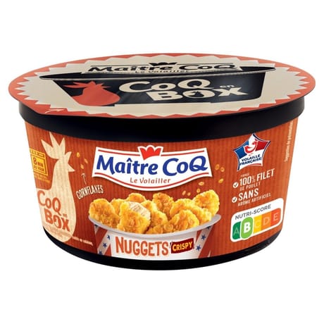 Maitre Coq pops de filet de poulet crunchy box 380g