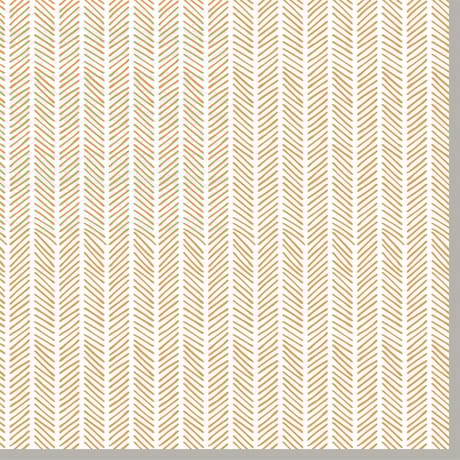 20 serviettes 33x33cm azur orange bords taupe