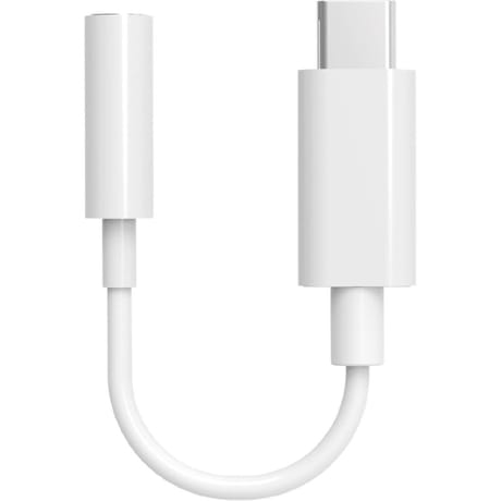 Bigben connected adaptateur USB C/JACK  3.5mm blanc