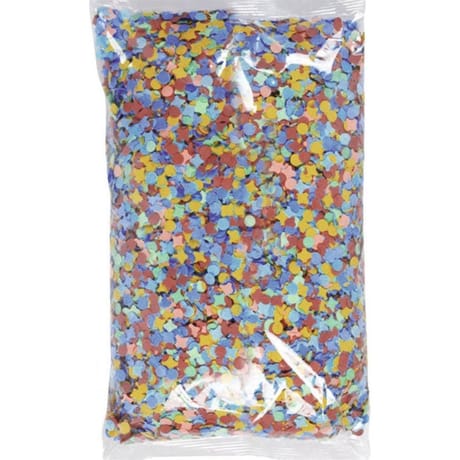 Confettis multicolore sac de 1 kg