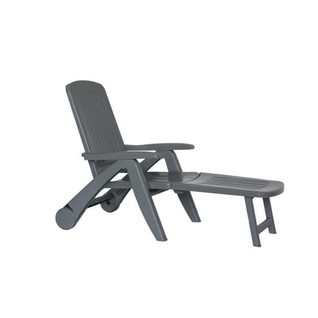 Bds Atlantide 6 positions gris clair 72x190x60cm