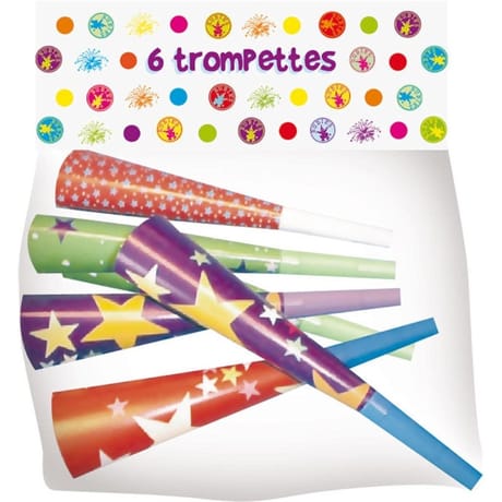 Trompettes carton x 6