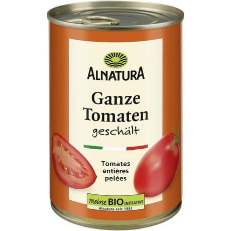Alnatura tomates entières pelées bio 400g