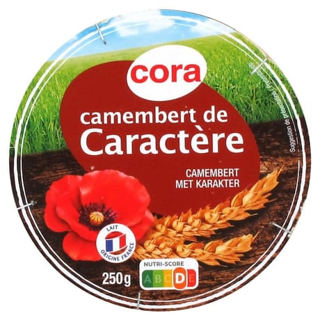 Cora camembert de caractère 250g