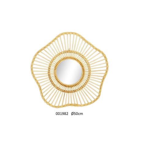 Miroir fleur "gili diam 50 cm