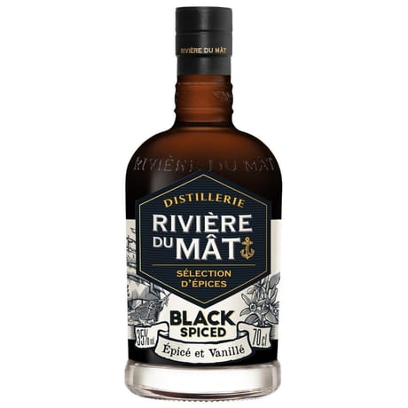 Rivière du mât traditionnel black spiced 70cl 35%vol