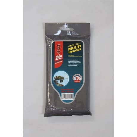 Theo lingettes multi-usage x10