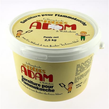 Les Frères Adam garniture pour fond de tarte flambée 2.5kg