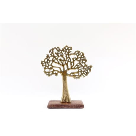 Arbre de vie 26.5x22.5cm dore