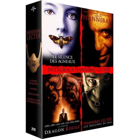 Coffret dvd hannibal lecter - 4 dvd - 2023