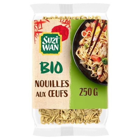 Suzi Wan nouilles aux oeufs bio 250g