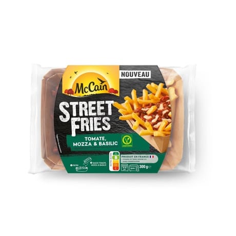 Mccain street fries tomate mozza & basilic 300g