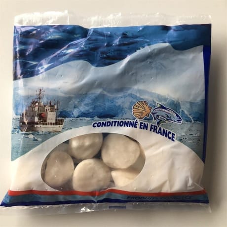 Noix de Saint Jacques "placopecten magellanicus" sans corail origine Canada 300g