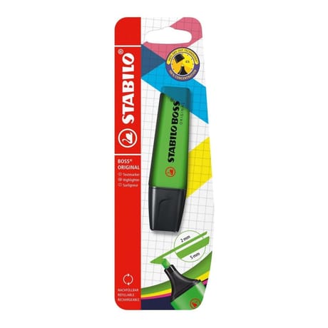 Stabilo - 1 boss original vert