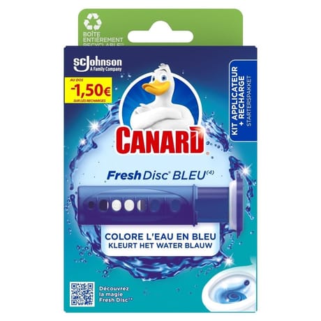 Canard fresh disc eau bleue kit applicateur+recharge