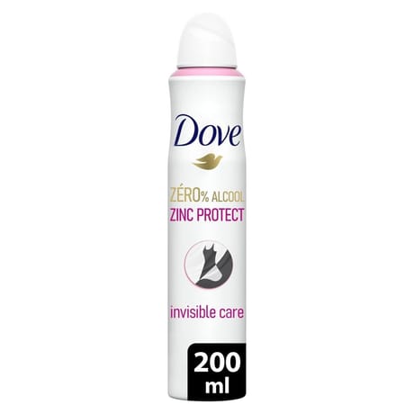 Dove déodorant aérosol invisible care 200ml