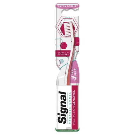 Signal brosse à dents professionnel soin gencives extra souple x1
