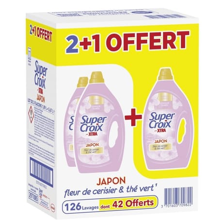 Super croix par x tra japon 2+1 gratuit 5.67l