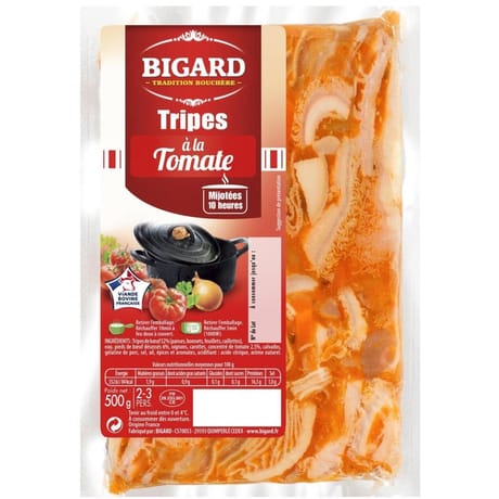 Tripes à la tomate 500g Bigard