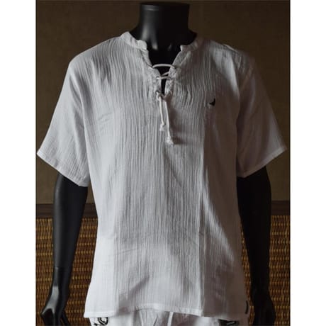 Tunique manches courtes homme BLANC XXXL