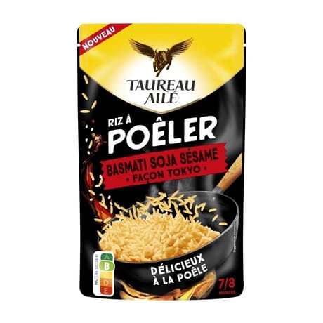 Taureau ailé riz basmati soja 375g