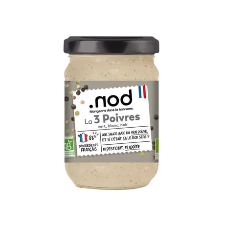 Nod sauce aux poivres bio 180g