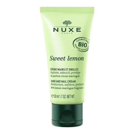 Nuxe sweet lemon crème mains et ongles parfum citron meringué 50ml bio