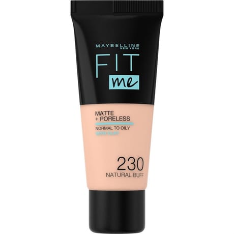 Gemey maybelline fit me matte et poreless fond de teint 230 natural buff