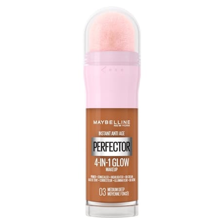 Gemey maybelline fond de teint instant anti-âge perfector 4en1 glow 03 moyenne foncée