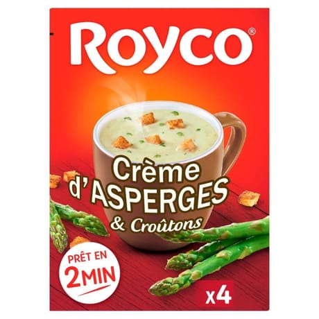 Royco crème d'asperges & croutons 60g