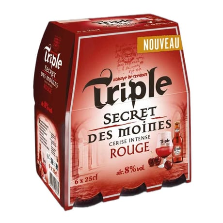 Triple secret moine rouge 6x25cl 8%vol