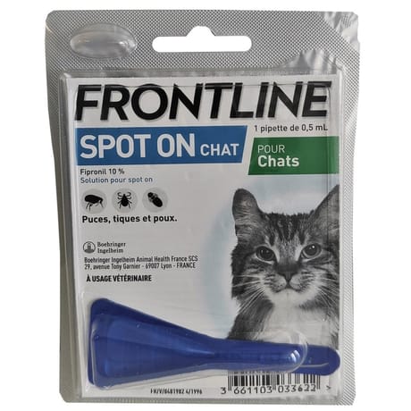 Frontline chat spot on 1 pipette