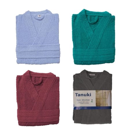 Peignoir éponge kimono 4 coloris 300g