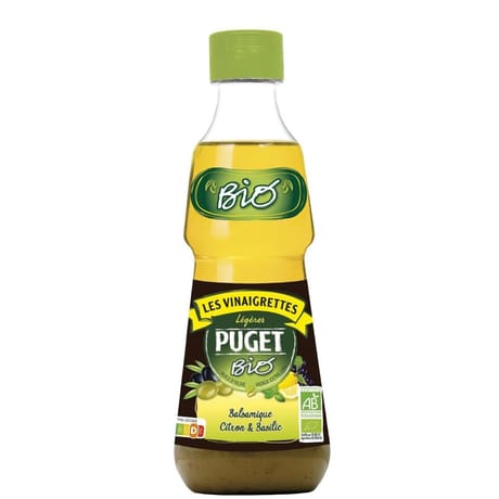 Puget vinaigrette biphasée bio balsamique citron & basilic 333ml