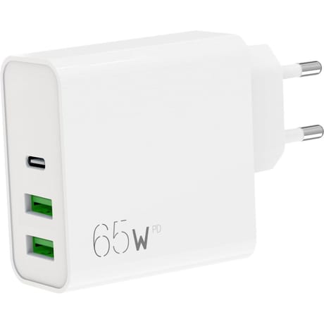 Apm chargeur secteur gan triple 2 usb-a 1 usb-c pd 65w 570411